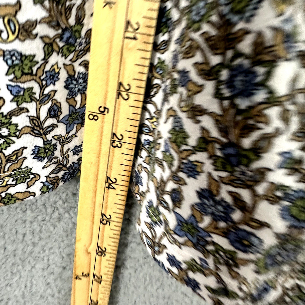 Liz Claiborne Top Women 3X Floral Gathered Dainty Ditzy boho cottagecore vtg 90s - Picture 4 of 7